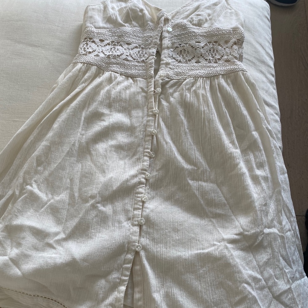 White beach vibes dress
